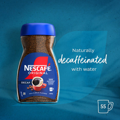 Nescafe Original Decaff, 100g - "Original Decaf Perfection - Smooth Coffee Without Caffeine!"