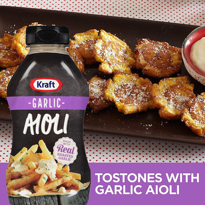 Kraft Mayo Garlic Aioli, 12 fl oz Bottle - Pack of 2 - "Garlic Aioli Duo!"