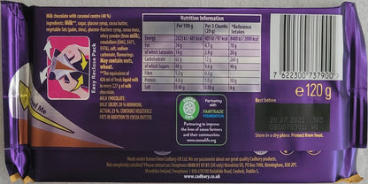 Cadbury Dairy Milk Caramel, 120 g - Caramel dream