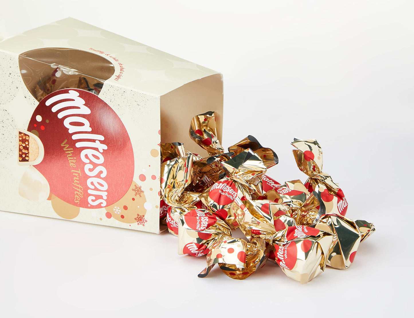 Maltesers White Chocolate Truffles Gift Box, 200g - "White Choco Truffles Box!"