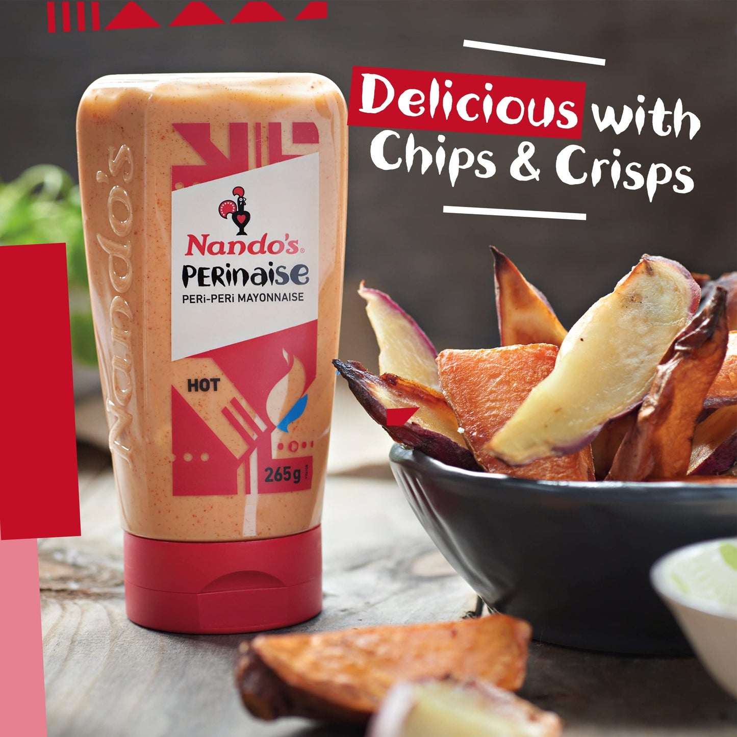 Nando's Perinaise Peri Peri Mayonnaise, 265g - "Peri Peri Perinaise!"