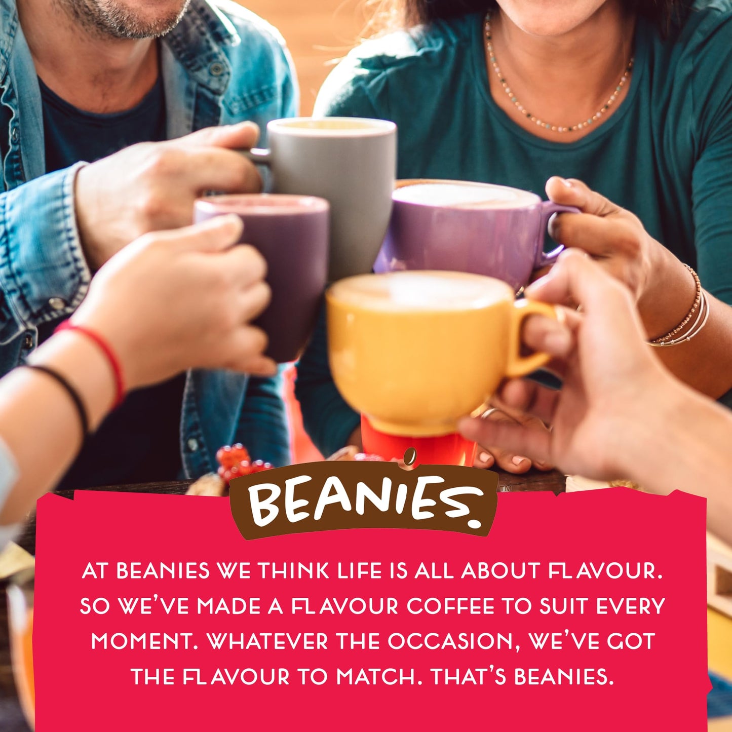 Beanies | Instant Flavoured Coffee | Toffee Nut Latte | Low Calorie, Sugar Free | 50 g | Pack of 1 - Nutty toffee delight