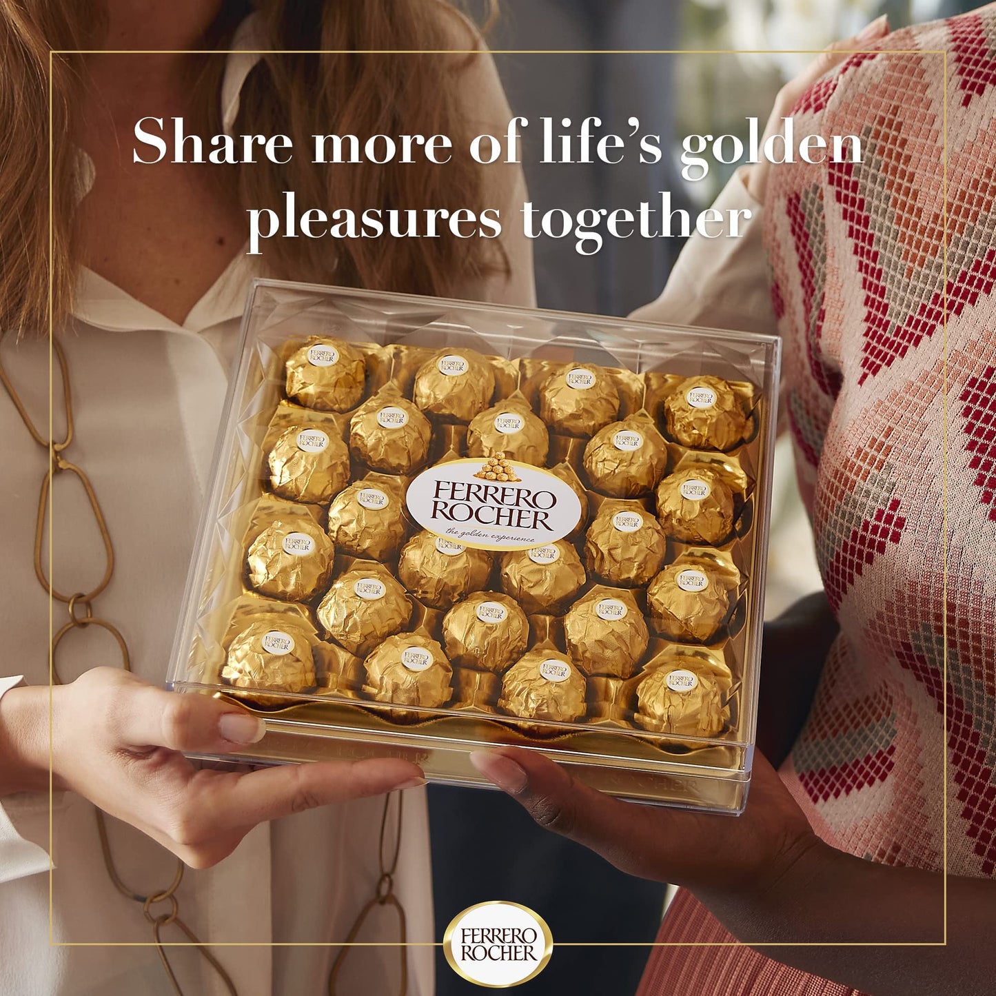 Ferrero Rocher Premium Milk Chocolate (300g) - 24 Pieces - Milk chocolate luxury!