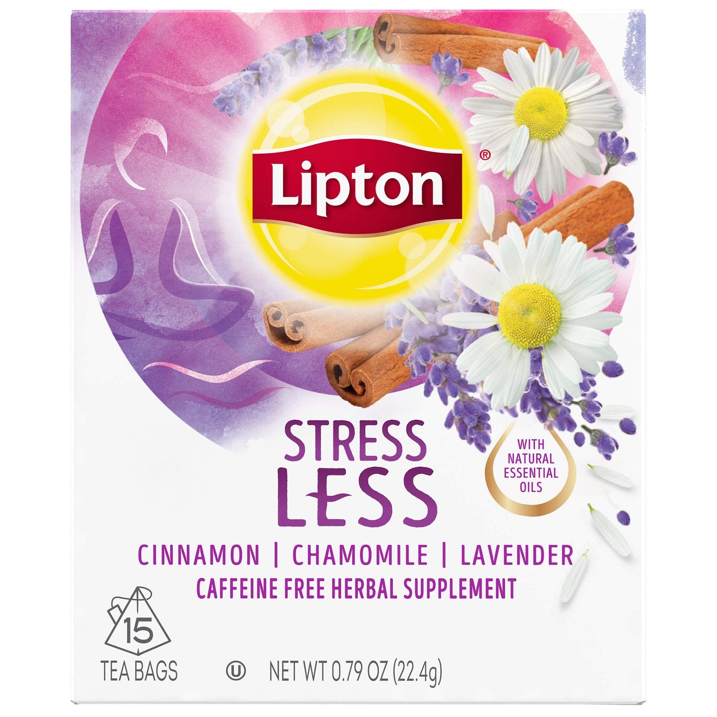 Lipton Herbal Supplement, Stress Less, 15 ct - "Stress Less Tea!"