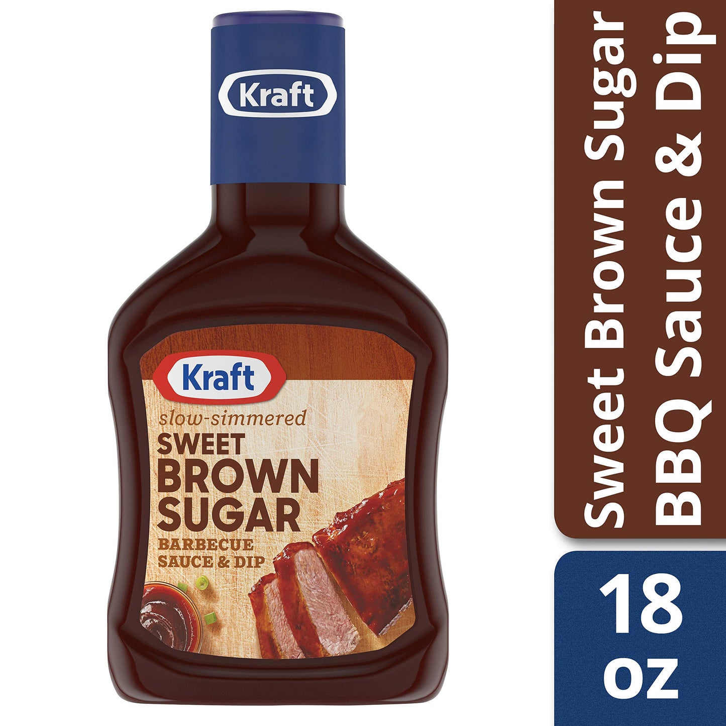 Kraft Sweet Brown Sugar Slow Simmered Barbecue Sauce, 510 g - "Brown Sugar BBQ!"