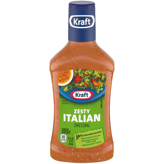 Kraft Zesty Italian Dressing, 473 ml - "Italian Zest!"