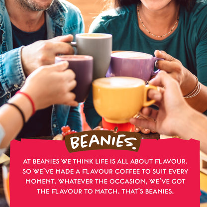 Beanies | Instant Flavoured Coffee | Amaretto Almond | Low Calorie, Sugar Free | 50 g | Pack of 1 - Nutty amaretto perfection