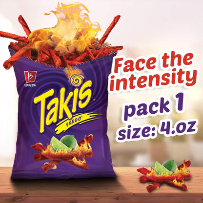 Takis 113g,Hot Chili,Pepper & Lime tortilla chips