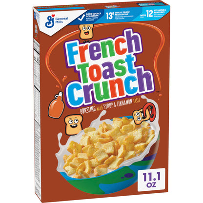 General Mills French Toast Crunch Bursting with Syrup & Cinnamon Taste, 314g - Enjoy the delightful taste of French Toast Crunch