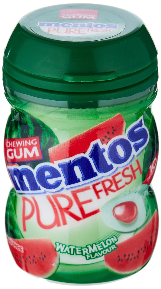 Mentos Pure Fresh Sugar Free Chewing Gum WaterMelon Flavour 20g Pack Of 3 (Imported) - "Watermelon Sugar-Free Gum!"