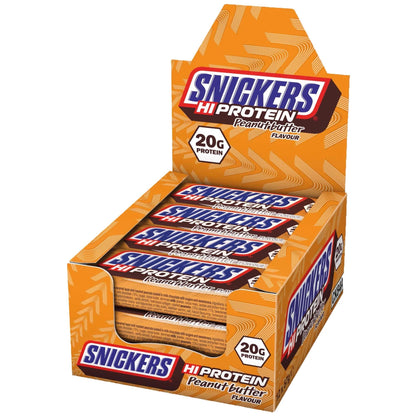 Snickers Hi Protein Bar Peanut Butter Flavoure Protein Bar With a Caramel Layer and roasted Peanuts Coated In Milk Chocolate 57g Pack Of 2 (UK)