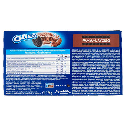 Oreo Choco Brownie Cookies Pouch, 176 g - "Indulgent choco brownie delight!"