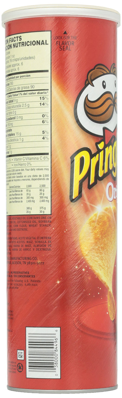 Pringles Potato Chips Original, 161g - Classic original Pringles in 161 grams!