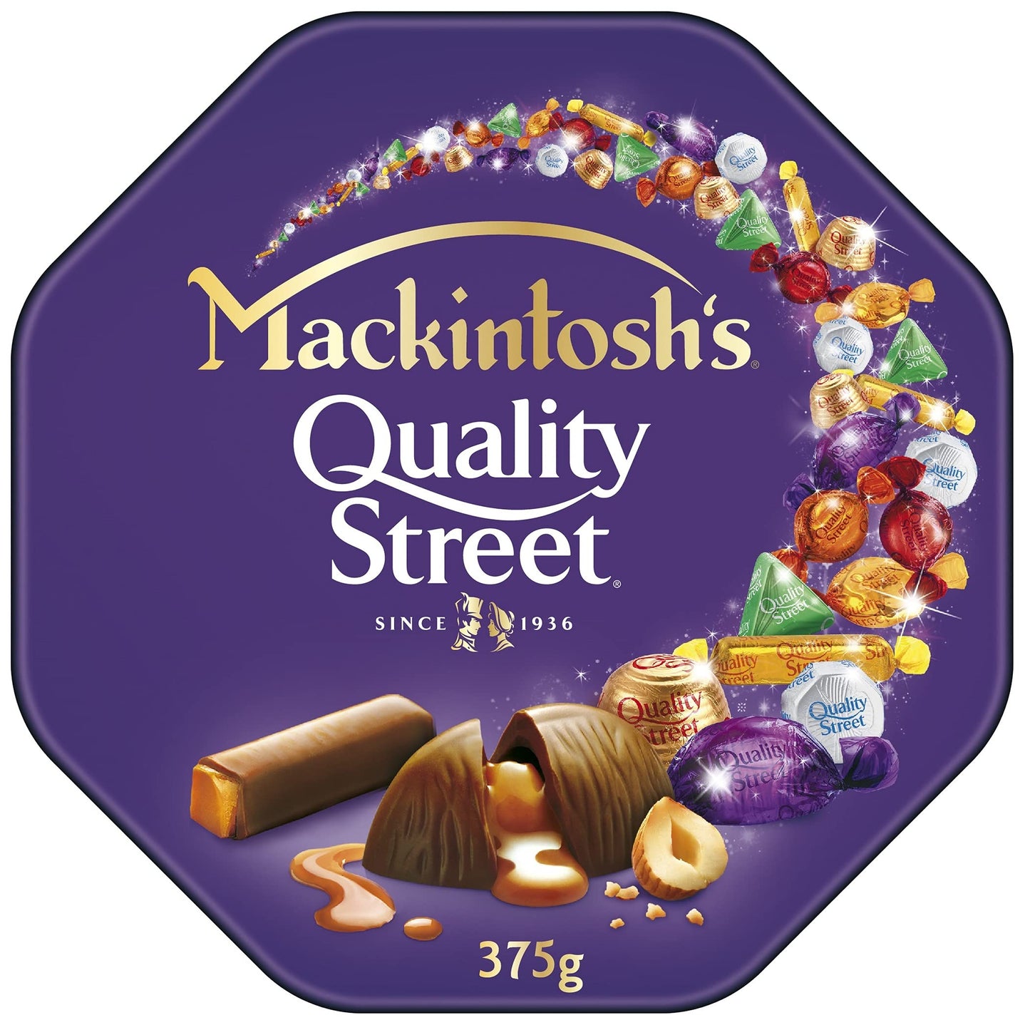 Mackintosh's Quality Street Tin, 375g - "Classic Quality Street!"