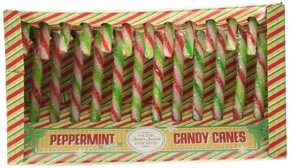 Olde Sam's Sweet Shoppe Candy Canes Peppermint Flavour 12 Sticks, 120g - "Classic holiday treat!"