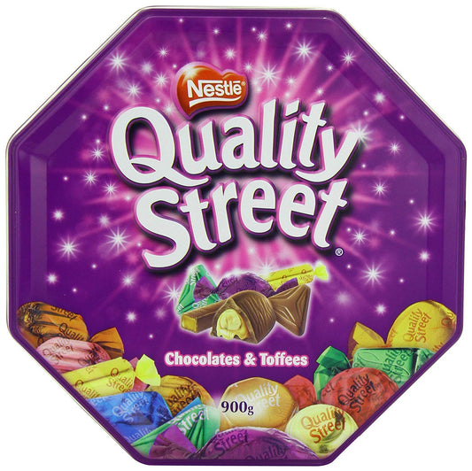 Nestlé Quality Street Assorted Milk And Dark Chocolates And Toffees, 31.75 Oz / 900 G - "Quality Street - 900g of Assorted Milk & Dark Chocolates and Toffees!"