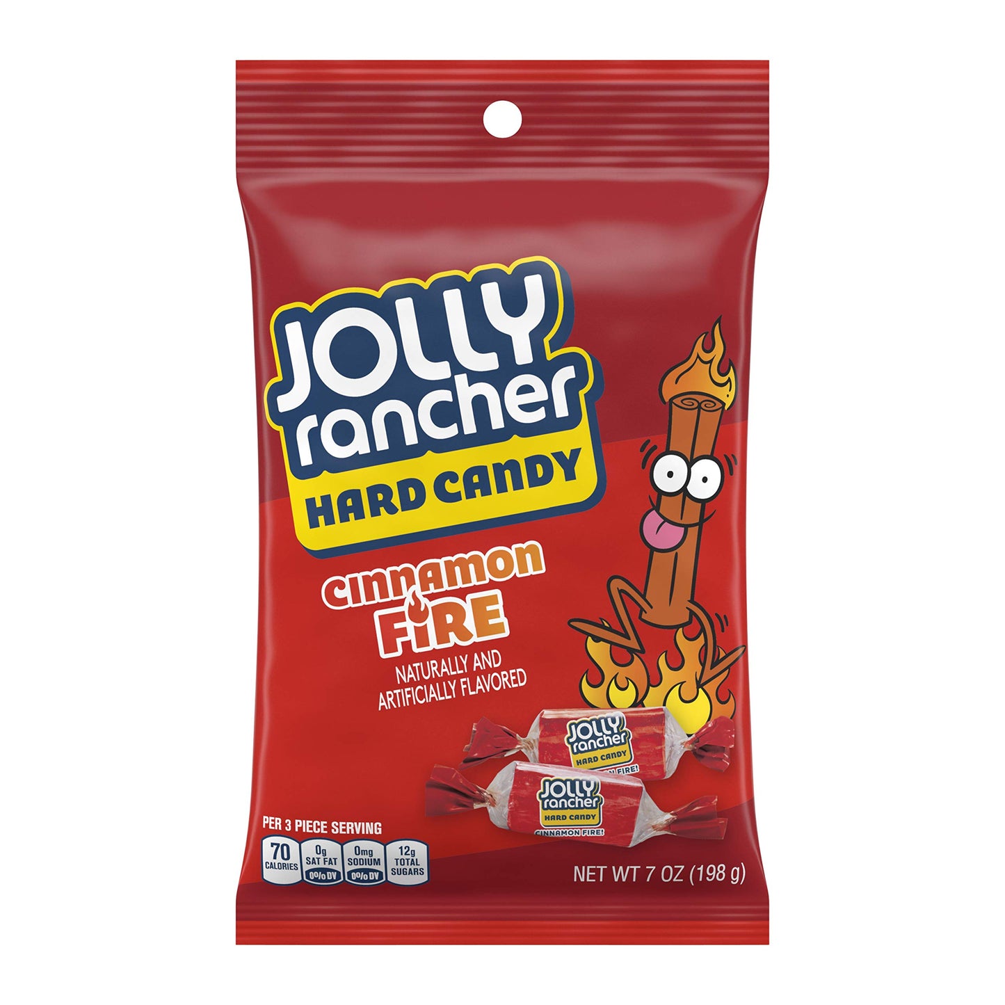 Jolly Rancher Hard Candy Cinnamon Fire, 198g - Spice up your candy experience with Jolly Rancher Hard Candy Cinnamon Fire, 198g.