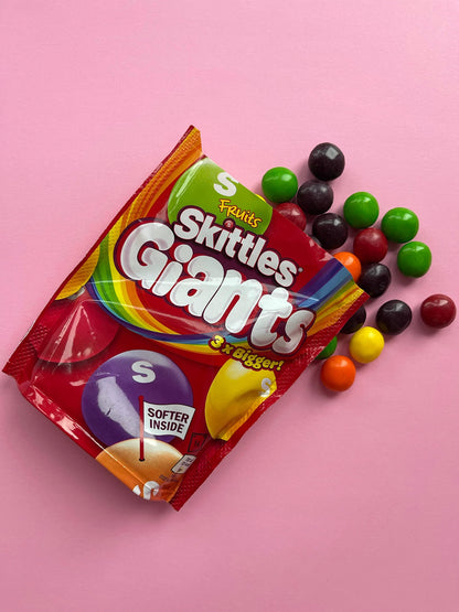 Skittles Giants Fruit Sweets Pouch Bag, 170g