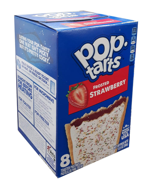 Pop Tarts Frosted Strawberry Pouch, 384g - "Strawberry frosted goodness!"