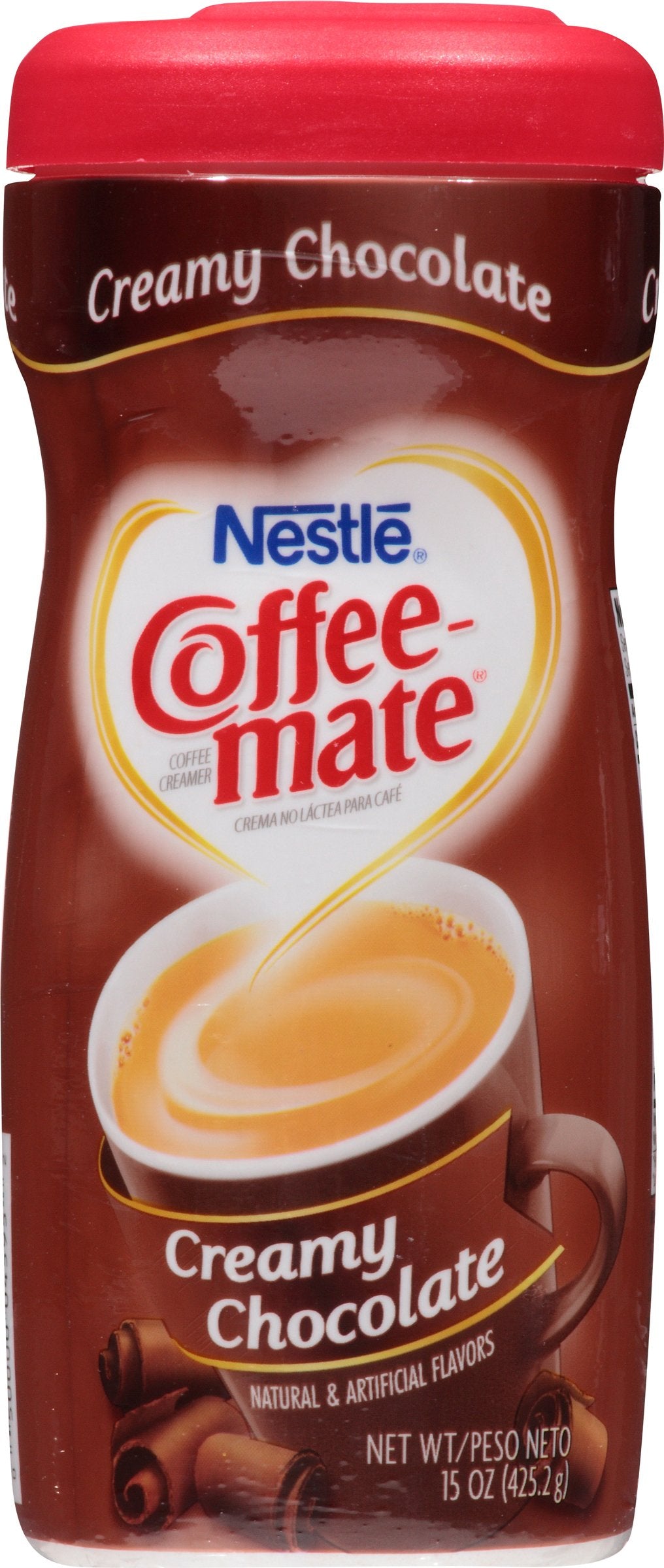 Nestle Chocolate Crème Coffee Mate Bottle, 425 g - "Coffee-Mate Chocolate Crème - 425g of Velvety Chocolate Creamer!"