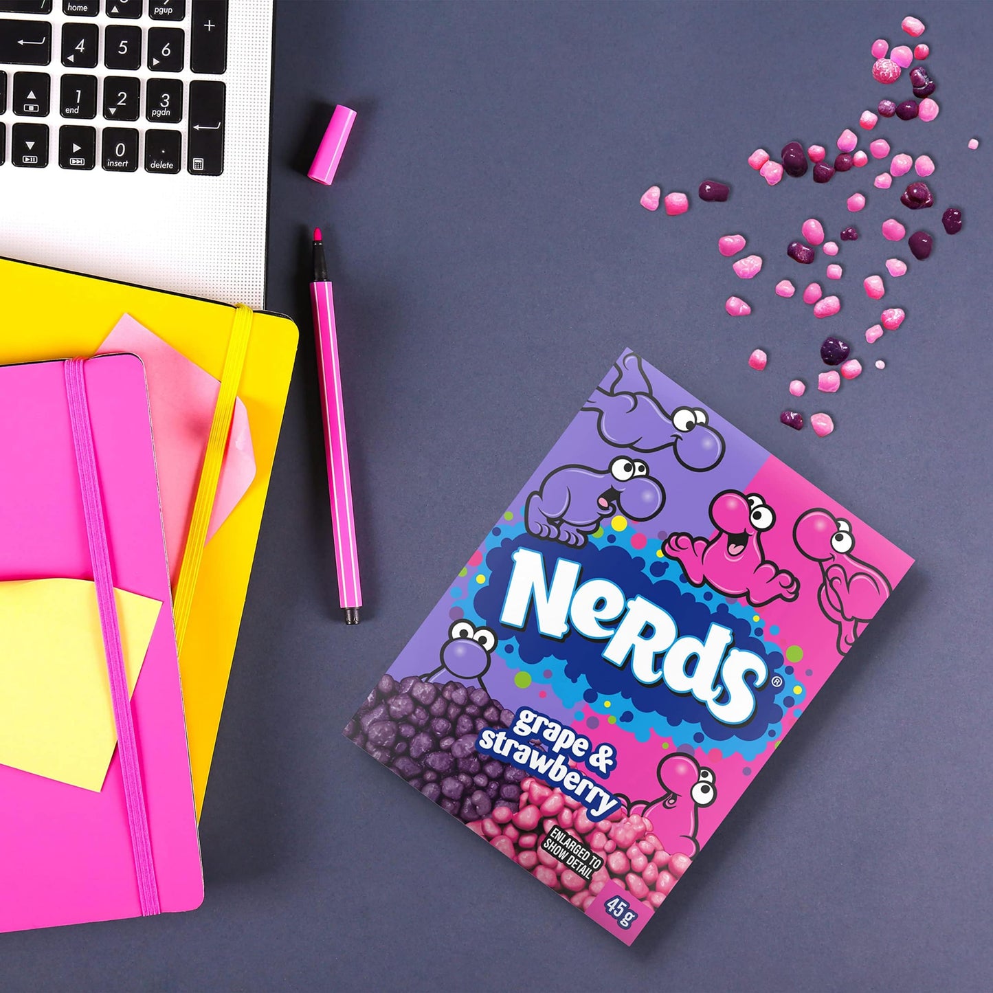 Nerds Grape and Strawberry, 1.65 Ounce (Pack of 24) - "Grape & Strawberry Nerds Bonanza!"