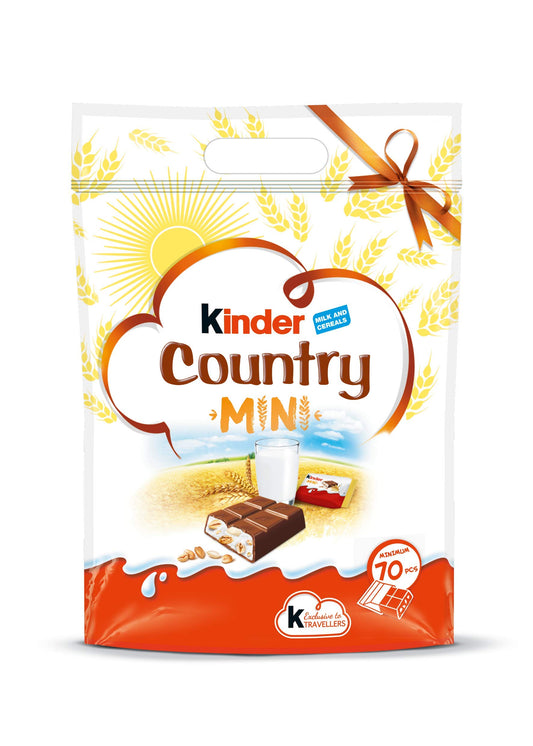 Kinder Country Mini (420 g) - Experience the crunchy delight of Kinder Country Mini, 420g.