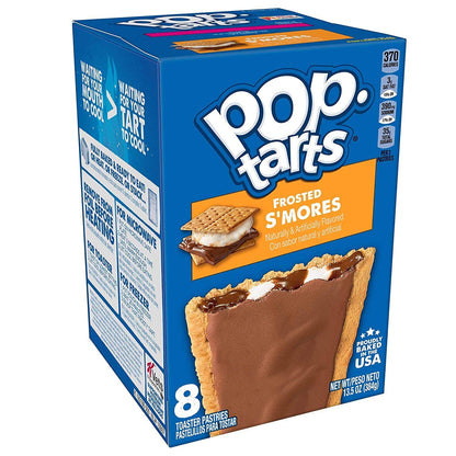 Pop Tarts Frosted S'Mores, 2 x 384 g - "Double s'mores treat!"