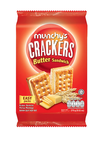 Munchy's Sandwich Cracker, 313g - "Sandwich Cracker Delight!"