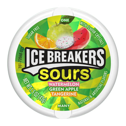 Ice Breakers Sours Sugarfree Mints - 42 Gm - Savor the tang with these sugar-free sours, 42g.