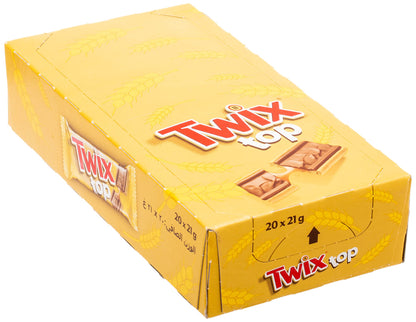 Twix Mars Top 20 Chocolate Bar Box (20 X 21 g) - Pack of 20