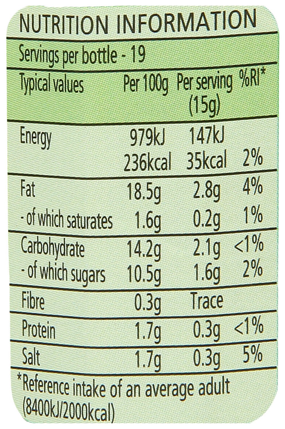 Heinz Light Salad Cream, 285g - Light version of Heinz's classic salad cream.