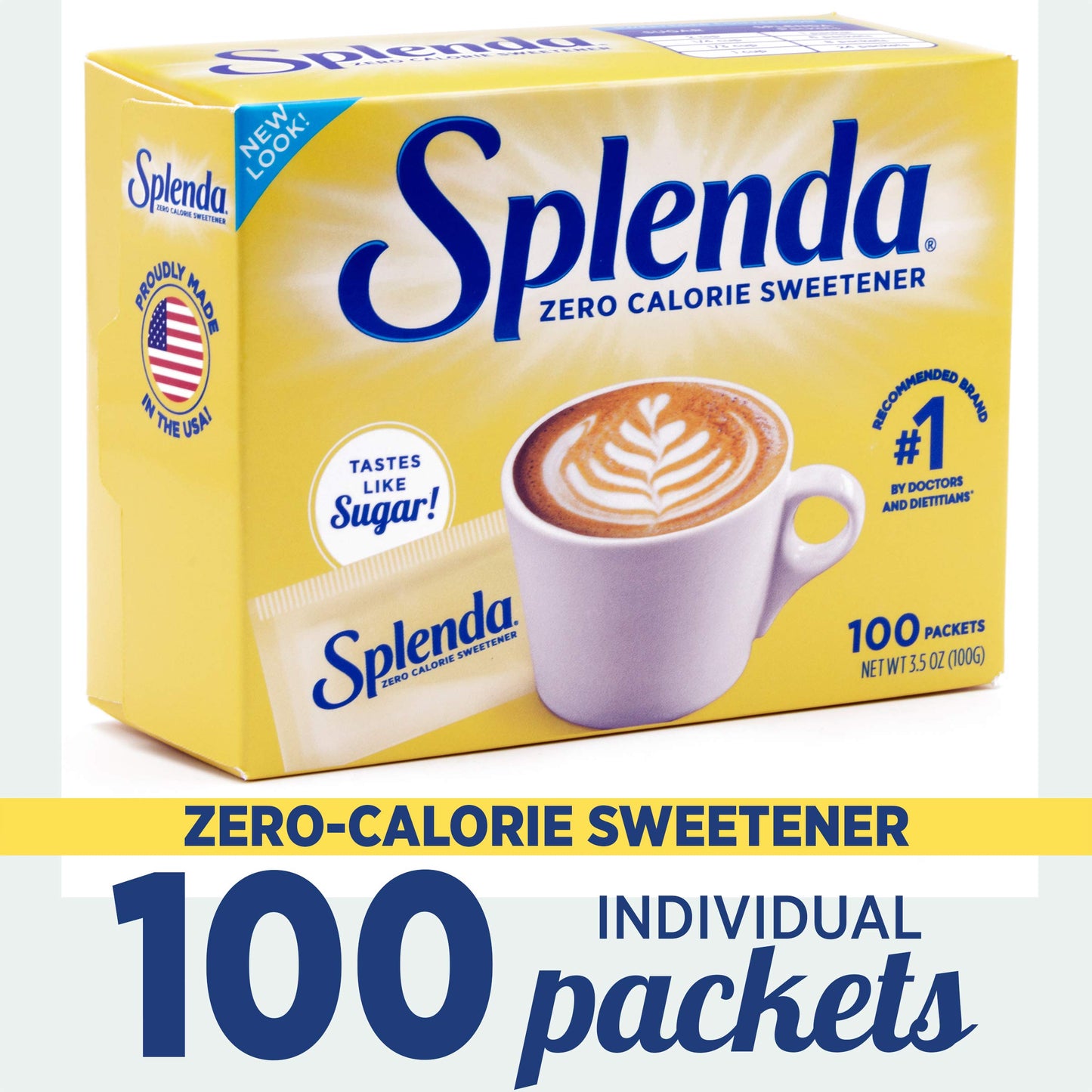 Splenda No Calorie Sweetener - 100 Sachets