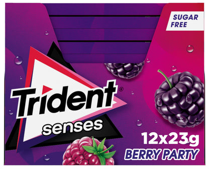 Trident Sense Berry Party Flavour 12pcs Box, 276g