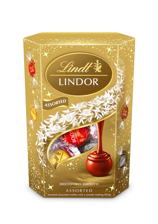 Lindt LINDOR Assorted Chocolate Truffles, 7.05 oz / 200 g