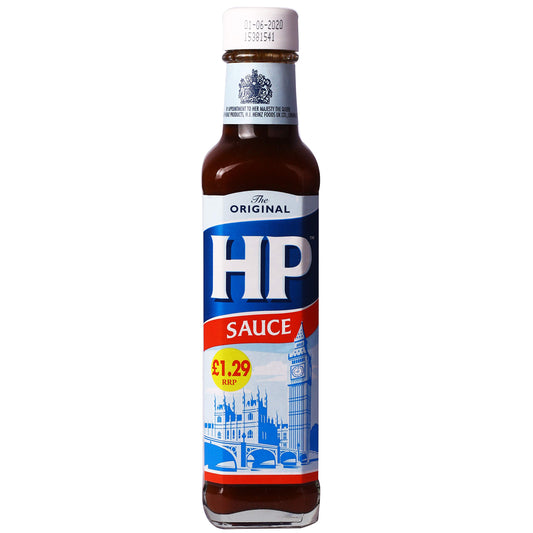 Heinz The Original HP Sauce (Brown) - 255 g - Traditional brown sauce with a tangy, rich flavor.