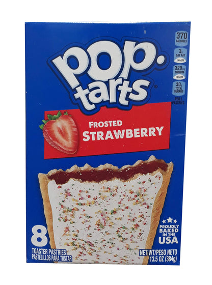 Pop Tarts Frosted Strawberry Pouch, 384g - "Strawberry frosted goodness!"