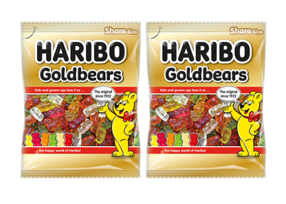 FOOD LIBRARY THE MAGIC OF NATURE Haribo Gold Bears, 140 g, 2 Pack - Gummy bear goodness!