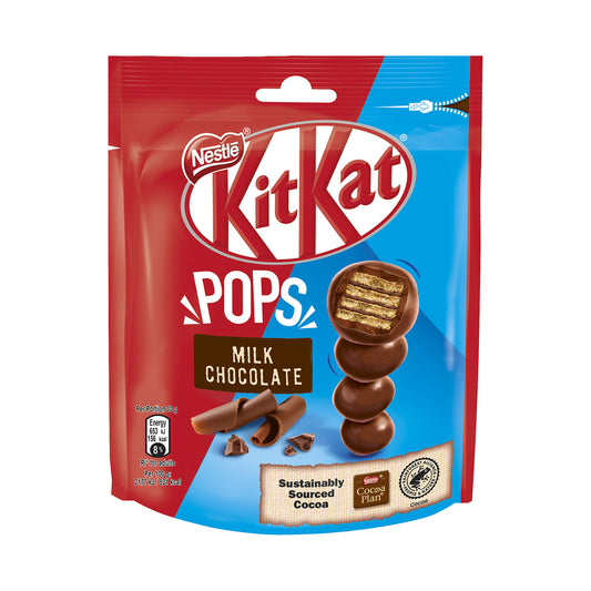 Nestle Kitkat Pop Choc Chocolate, Red & White, 140 g - "KitKat Pop Choc - 140g of Red & White Poppable Chocolate!"