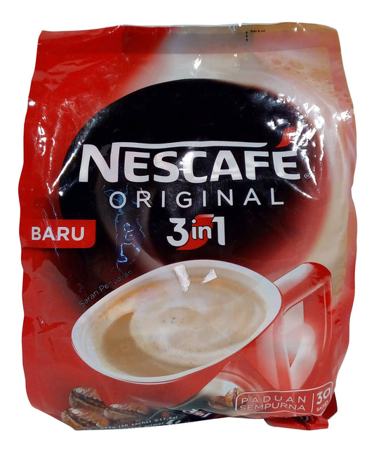 Nescafe Original Coffee Mix-3 in 1, 525G Pouch, Ground, Bag - "Original Coffee Mix - 3 in 1 Ground Coffee Pleasure!"