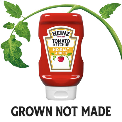 No Salt Added, Pack of 6: Heinz Tomato Ketchup, No Salt Added, 14 Ounce (Pack of 6) - "Heinz No Salt Tomato Ketchup - 6 Pack, 14oz Bottles of Pure Tomato Goodness!"