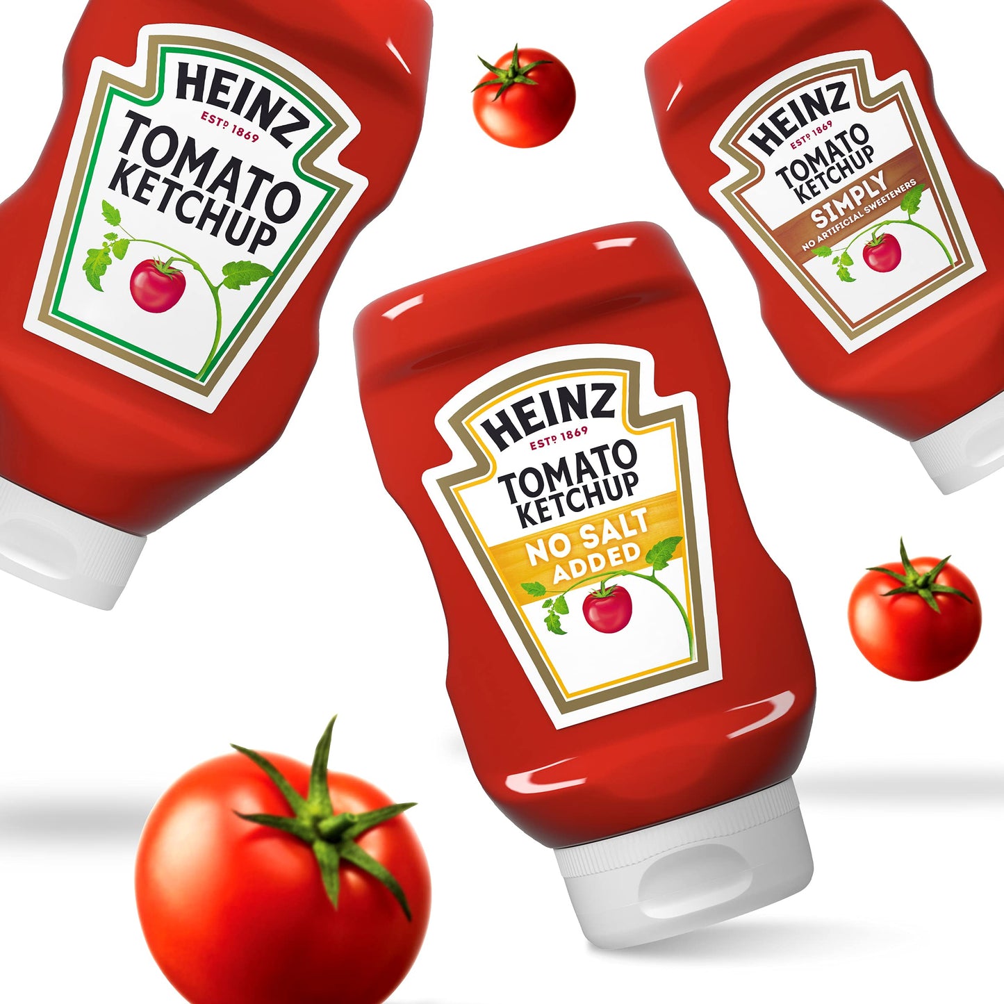 No Salt Added, Pack of 6: Heinz Tomato Ketchup, No Salt Added, 14 Ounce (Pack of 6) - "Heinz No Salt Tomato Ketchup - 6 Pack, 14oz Bottles of Pure Tomato Goodness!"