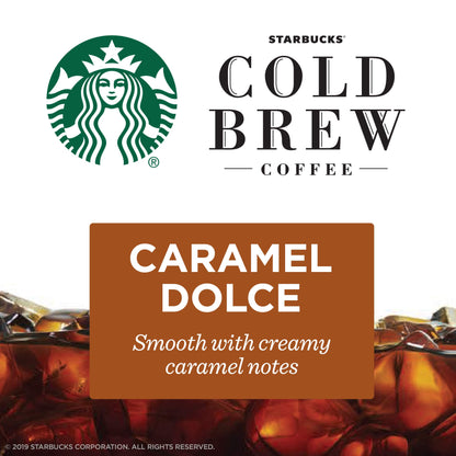 Starbucks Cold Brew Concentrate, Caramel Dolce, 32 FL OZ