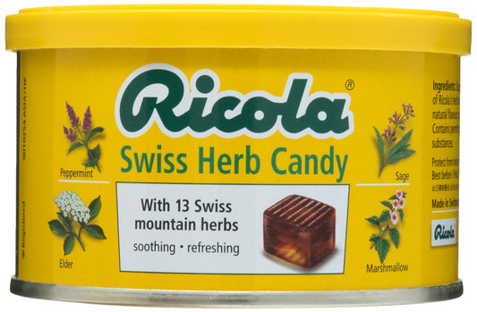 Ricola Original Herb Swiss Candy Tin, 100g - Herb Candy Classic!