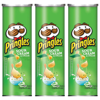 Pringles Sour Cream & Onion - 3 Pack - Three packs of sour cream and onion Pringles!