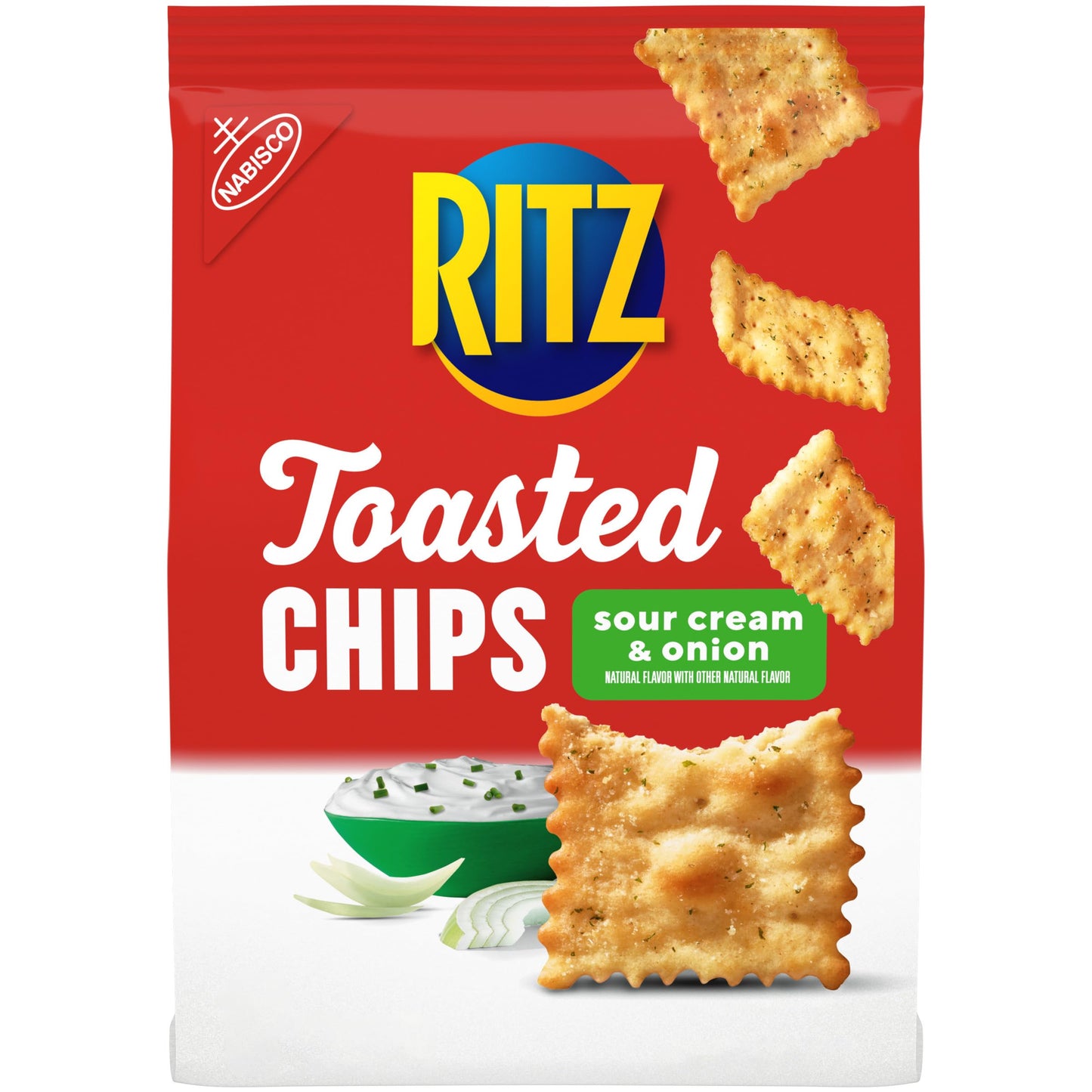 Mondelez Global Sour Cream and Onion Ritz Toasted Chips (229 g) - "Sour Cream Ritz Fun!"