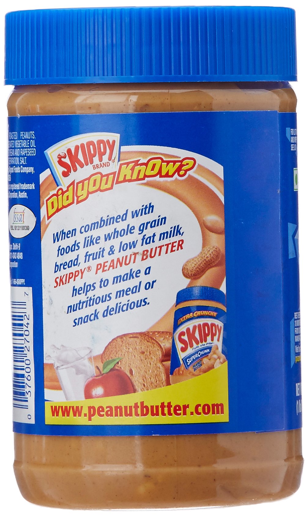 Skippy Peanut Butter Extra Crunchy Super Chunk, 462g