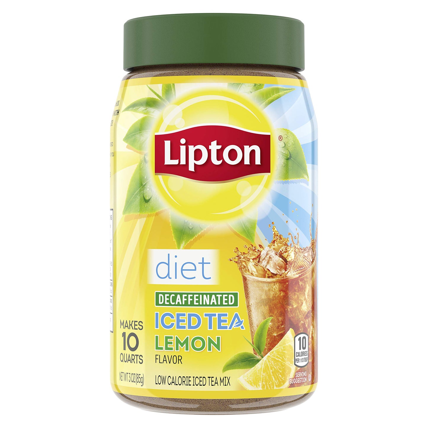 Lipton Diet Ice Tea Lemon, 85g - "Lemon Tea Refresh!"