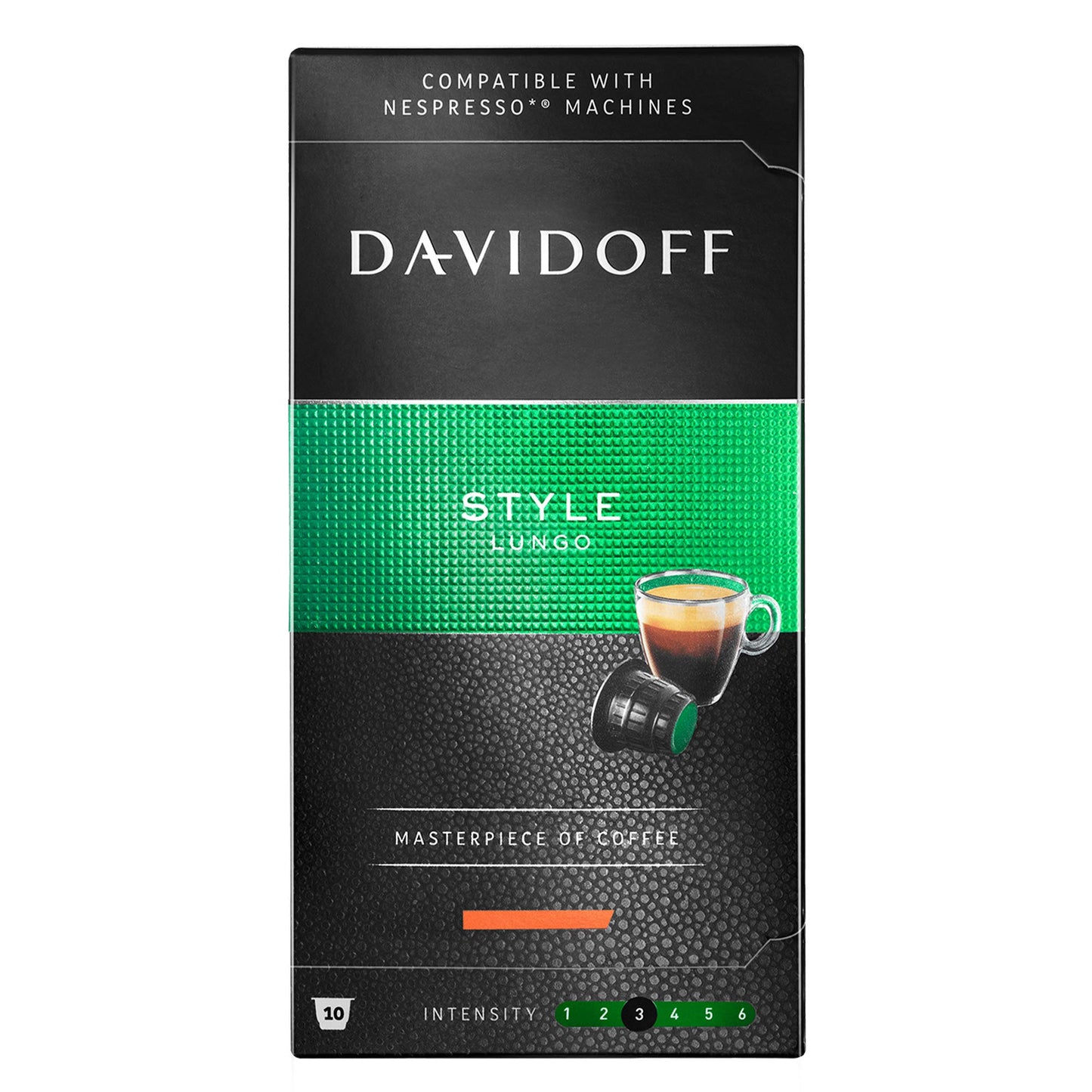 Davidoff Prestige Espresso Intense Roast, Style Lungo, and Elegance Espresso Gentle Roast, 3 x 55 g - Prestige espresso trio!