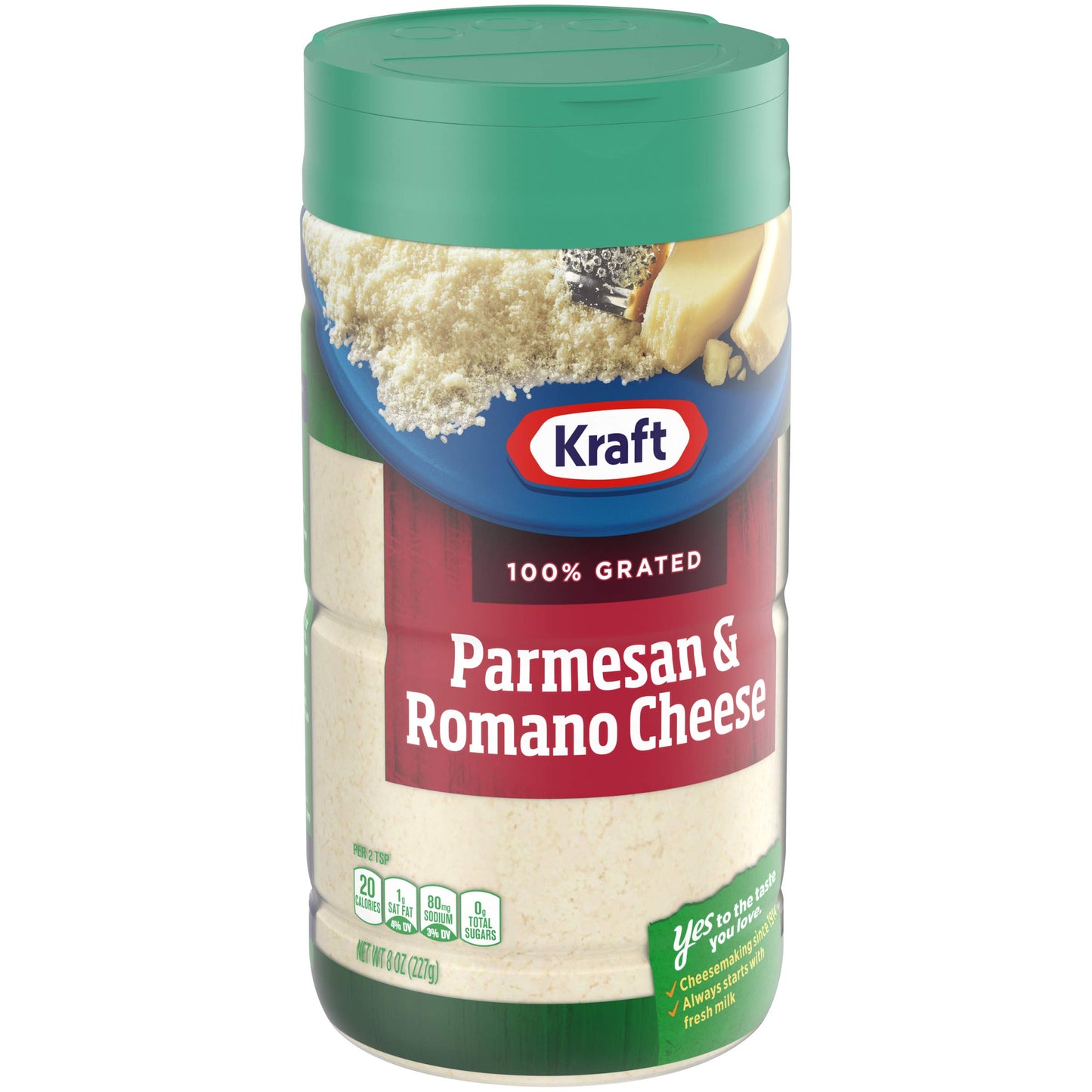 Kraft Real Grated Parmesan & Romano Cheese 227 Grams - Imported From USA! - "Parmesan & Romano Perfection!"