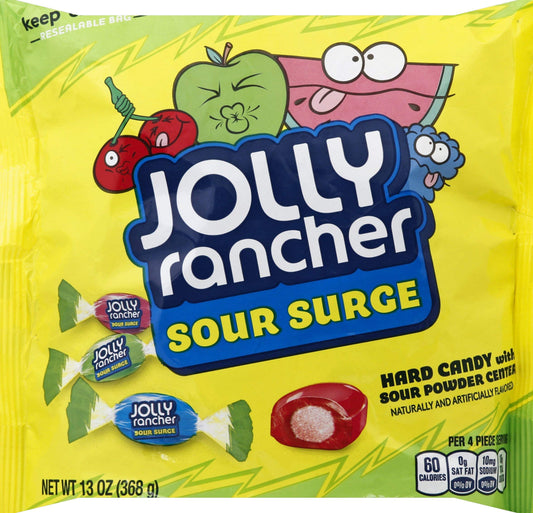 Jolly Rancher Sour Surge Hard Candy Packet 368g - Pucker up with Jolly Rancher Sour Surge Hard Candy, 368g packet.